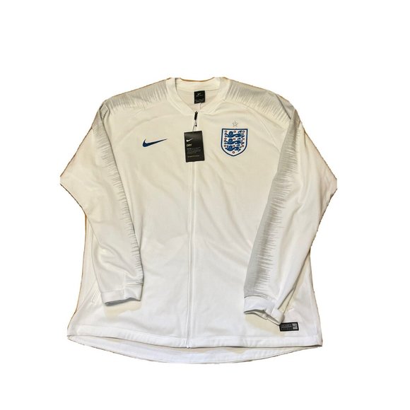 Nike England Soccer Anthem Jacket White 893588-101 Men’s Size 2XL